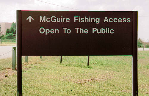 McGuire Nuclear Station Public Fishing Area